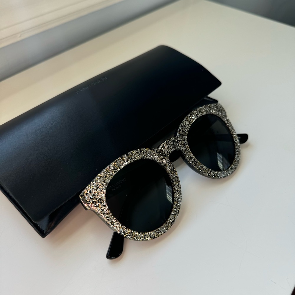 Saint Lauren Glitter Sunglasses SL102 - Picture 2 of 5